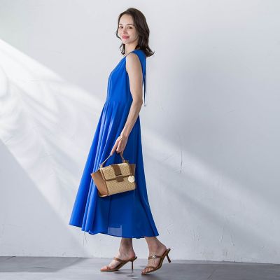 Viaggio Blu ドライシアーシャンブレーワンピース ドライシアーシャンブレーワンピース≪洗濯機で洗える