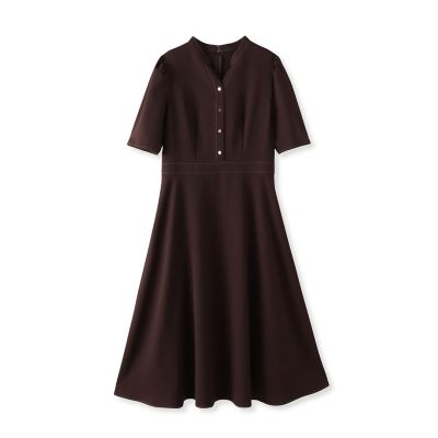 配色ステッチワンピース≪洗濯機で洗える≫ | Viaggio Blu