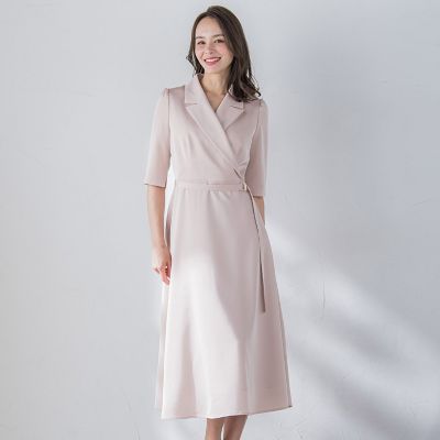 トリアセテートストレッチツイルワンピース | Viaggio Blu