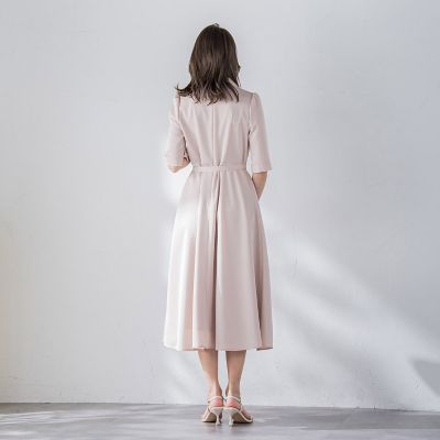 トリアセテートストレッチツイルワンピース | Viaggio Blu (Women