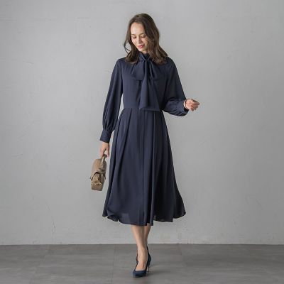 美品！Viaggio Blu☆美人ワンピース ボウタイワンピース≪手洗い可能≫ | Viaggio Blu (Women