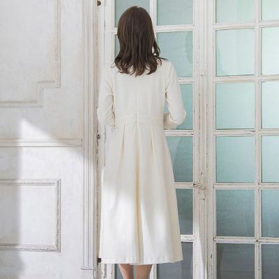 WEB限定カラーあり／新色追加】ルミナリー圧縮スムースワンピース