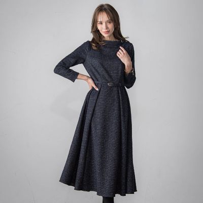 ツイードラメワンピース | Viaggio Blu (Women)/ビアッジョブルー