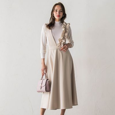 ダンボールフリルジャンパースカート | Viaggio Blu (Women