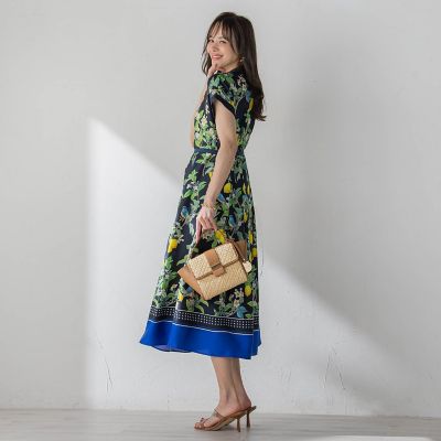レモンプリントワンピース | Viaggio Blu (Women)/ビアッジョブルー