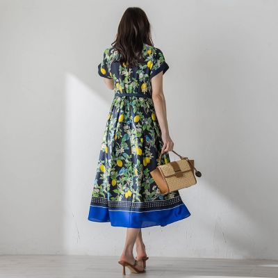 レモンプリントワンピース | Viaggio Blu (Women)/ビアッジョブルー