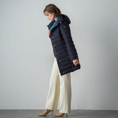 美品　cape horn ダウンベスト　ロングダウン　ベルト　タグ付き　ネイビー CAPE HORN】SANTACRUZ | Viaggio Blu (Women