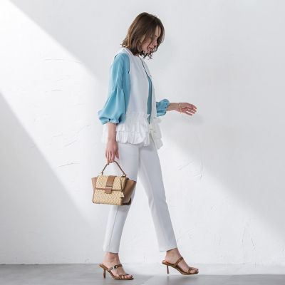 【ＷＥＢ限定】後ろスリットパンツ≪手洗い可能≫