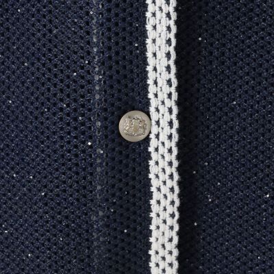 スパンコールツィードニットカーディガン《手洗い可能》
