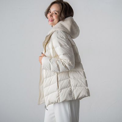 ファー付き2wayショートダウン | Viaggio Blu (Women
