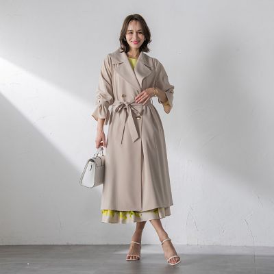 ＜Viaggio Blu (Women)＞ドレストレンチコート