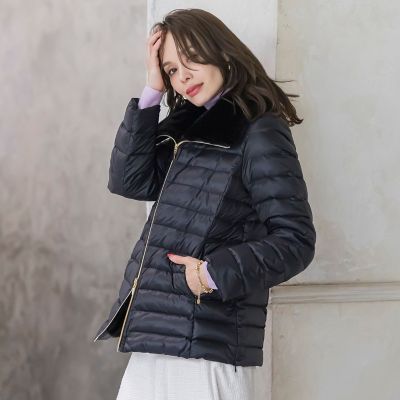 襟ファーダウン | Viaggio Blu (Women)/ビアッジョブルー | 三越伊勢丹