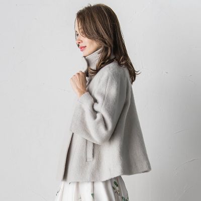シャギーショートコート | Viaggio Blu (Women)/ビアッジョブルー