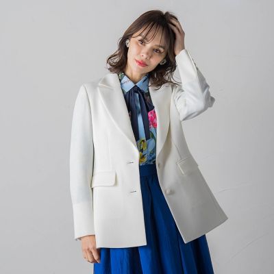 史上最も激安 カルテッドミックスツィードジャケット≪手洗い可能≫ Viaggio | ジャケット・アウター