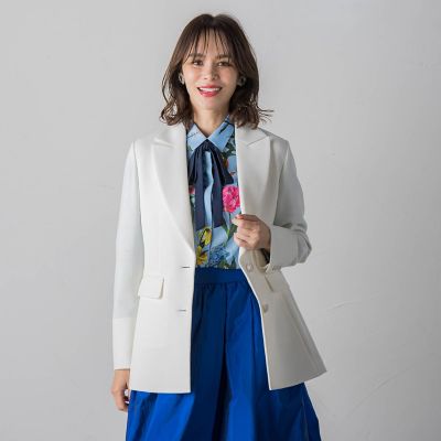 セール】 TURNIERトリコロールチェックツイードジャケット