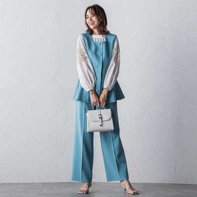 カルテッドミックスツィードジレ≪手洗い可能≫ | Viaggio Blu (Women