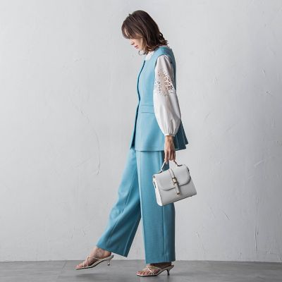 カルテッドミックスツィードジレ≪手洗い可能≫ | Viaggio Blu (Women