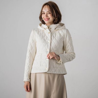 ＜Viaggio Blu (Women)＞スエードキルトブルゾン