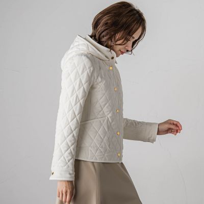 スエードキルトブルゾン