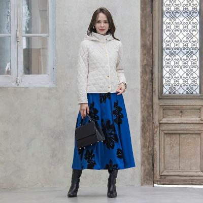 スエード調キルティングジャケット | Viaggio Blu (Women)/ビアッジョ