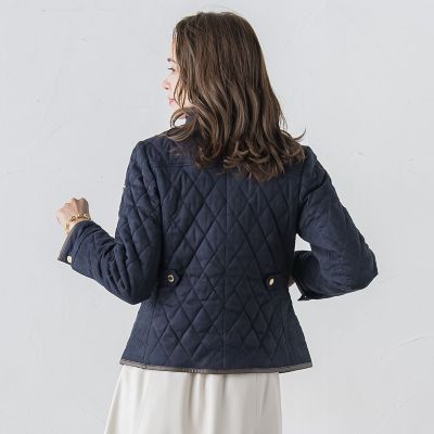 スエード調キルティングジャケット | Viaggio Blu (Women)/ビアッジョ