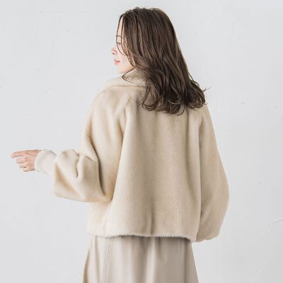 フェイクファージャケット | Viaggio Blu (Women)/ビアッジョブルー