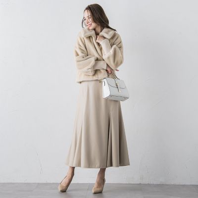 フェイクファージャケット | Viaggio Blu (Women)/ビアッジョブルー