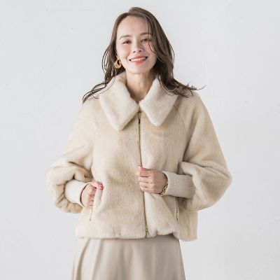 フェイクファージャケット | Viaggio Blu (Women)/ビアッジョブルー