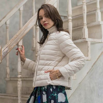 ペプラムダウンジャケット | Viaggio Blu (Women)/ビアッジョブルー