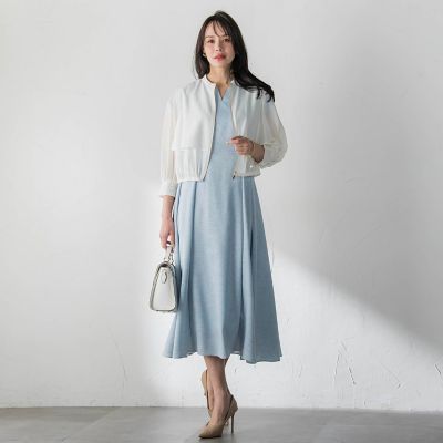 フリルシアーブルゾン | Viaggio Blu (Women)/ビアッジョブルー | 三越