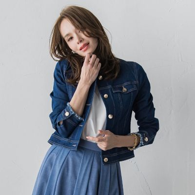 ＜Viaggio Blu (Women)＞ストレッチデニムＧジャン