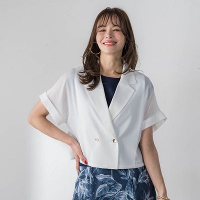 シアーショートジャケット