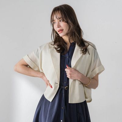 シアーショートジャケット