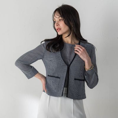 ＜Viaggio Blu (Women)＞ルフィネレノクロスジャケット