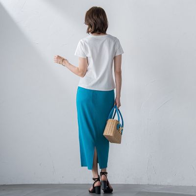 【ＫＥＩＴＡ　ＫＡＷＡＳＡＫＩ　×　Ｖｉａｇｇｉｏ　Ｂｌｕコラボ】フラワープリントＴシャツ≪洗濯機で洗える≫