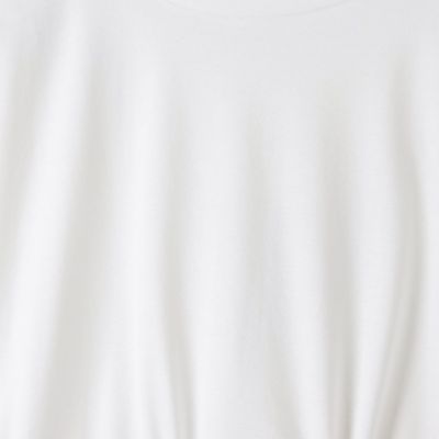 スムース異素材ドッキングプルオーバー≪洗濯機で洗える≫