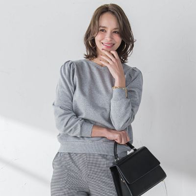 グリスター裏毛プルオーバー≪洗濯機で洗える≫