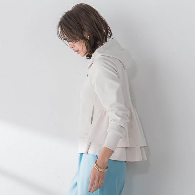 バックフリルパーカー≪洗濯機で洗える≫
