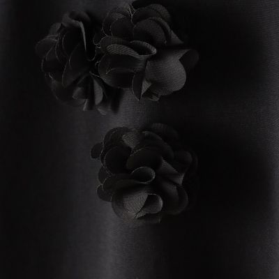 フラワーモチーフカットソー≪手洗い可能≫
