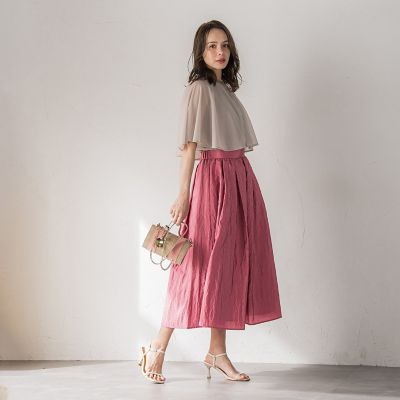 シフォンケーププルオーバー≪洗濯機で洗える≫