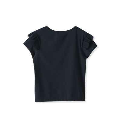 【ＷＥＢ限定】袖フリルカットソー≪洗濯機で洗える≫