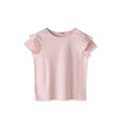 【ＷＥＢ限定】袖フリルカットソー≪洗濯機で洗える≫
