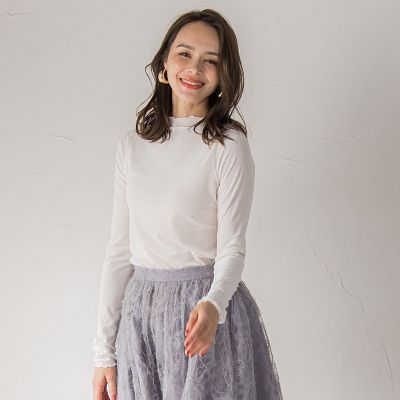 シアーベロアカットソー≪手洗い可能≫ | Viaggio Blu (Women