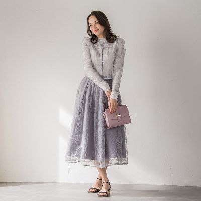 シアーベロアカットソー≪手洗い可能≫ | Viaggio Blu (Women