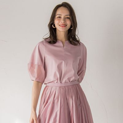 シアードッキングポンチカットソー≪洗濯機で洗える≫ | Viaggio Blu