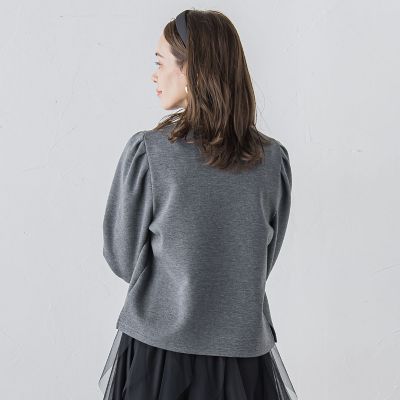 フラワーモチーフダンボールトップス≪手洗い可能≫ | Viaggio Blu