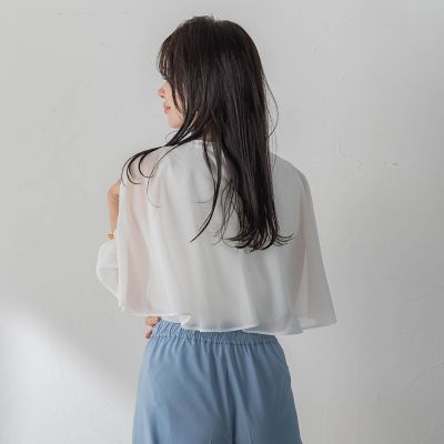 トリコットシフォンカットソー | Viaggio Blu (Women)/ビアッジョ