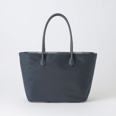 パーシャルクレストブリッジチェックナイロントート | BLUE LABEL 