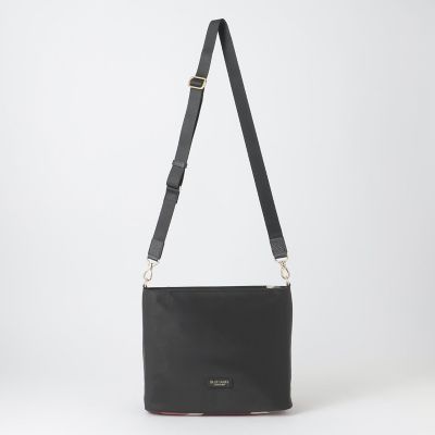 パーシャルクレストブリッジチェックナイロンワンショルダー | BLUE