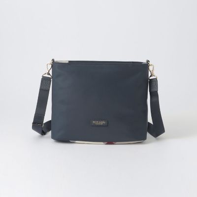 パーシャルクレストブリッジチェックナイロンワンショルダー | BLUE
